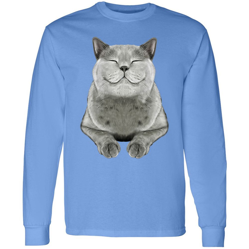 Long Sleeve T-Shirt - SYTZ4NRC - Carolina Blue - 12