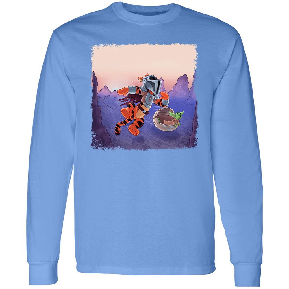 Long Sleeve T-Shirt - C4QABE1T - Carolina Blue - 12
