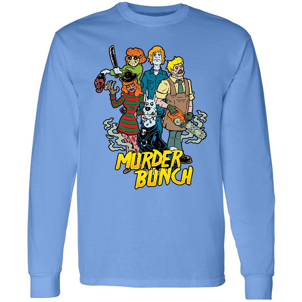 Long Sleeve T-Shirt - BZQJS7VG - Carolina Blue - 12