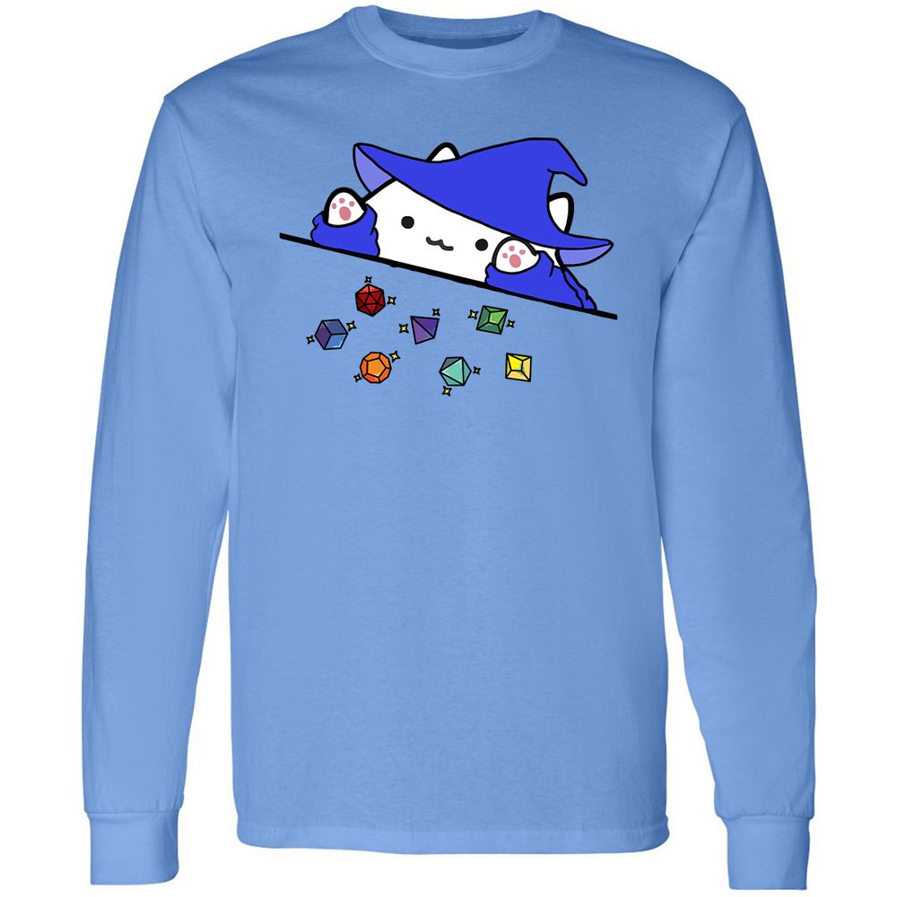 Long Sleeve T-Shirt - JM1DXRK4 - Carolina Blue - 12