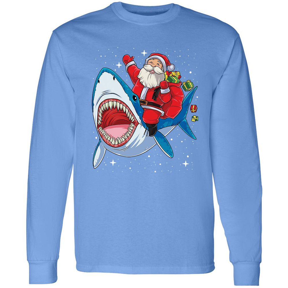 Long Sleeve T-Shirt - UEE8EFFU - Carolina Blue - 12