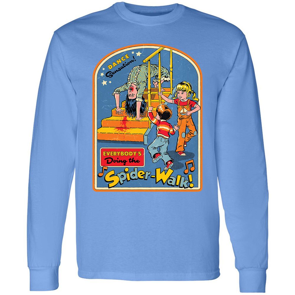 Long Sleeve T-Shirt - YZKD8JQT - Carolina Blue - 12