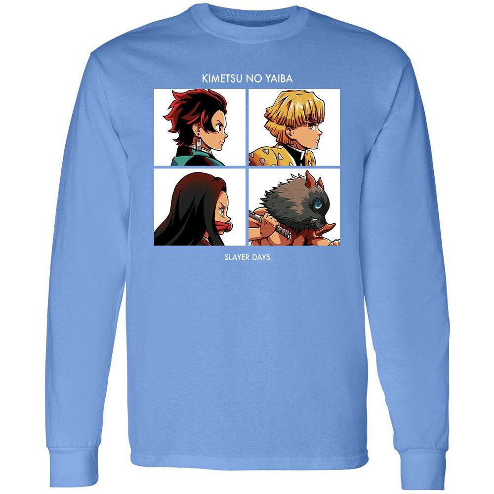 Long Sleeve T-Shirt - 5XVVG6Y4 - Carolina Blue - 12