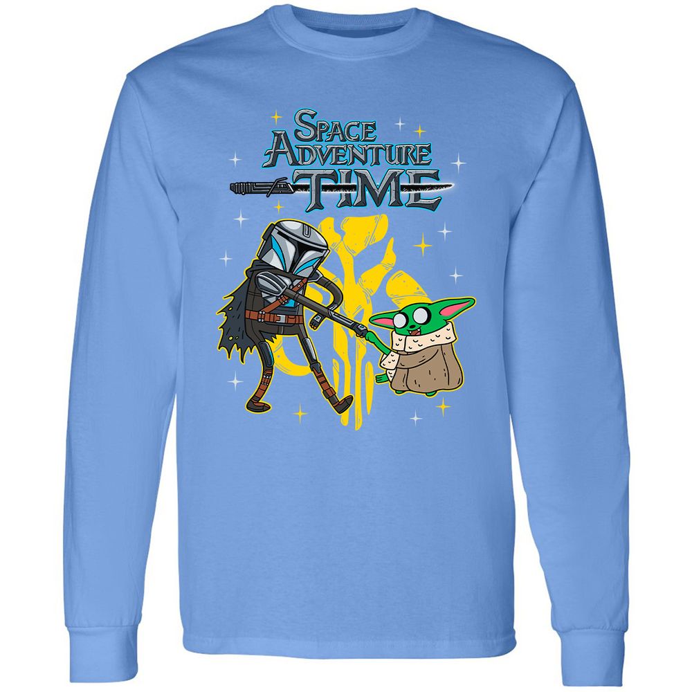 Long Sleeve T-Shirt - VWY6Z8BP - Carolina Blue - 12