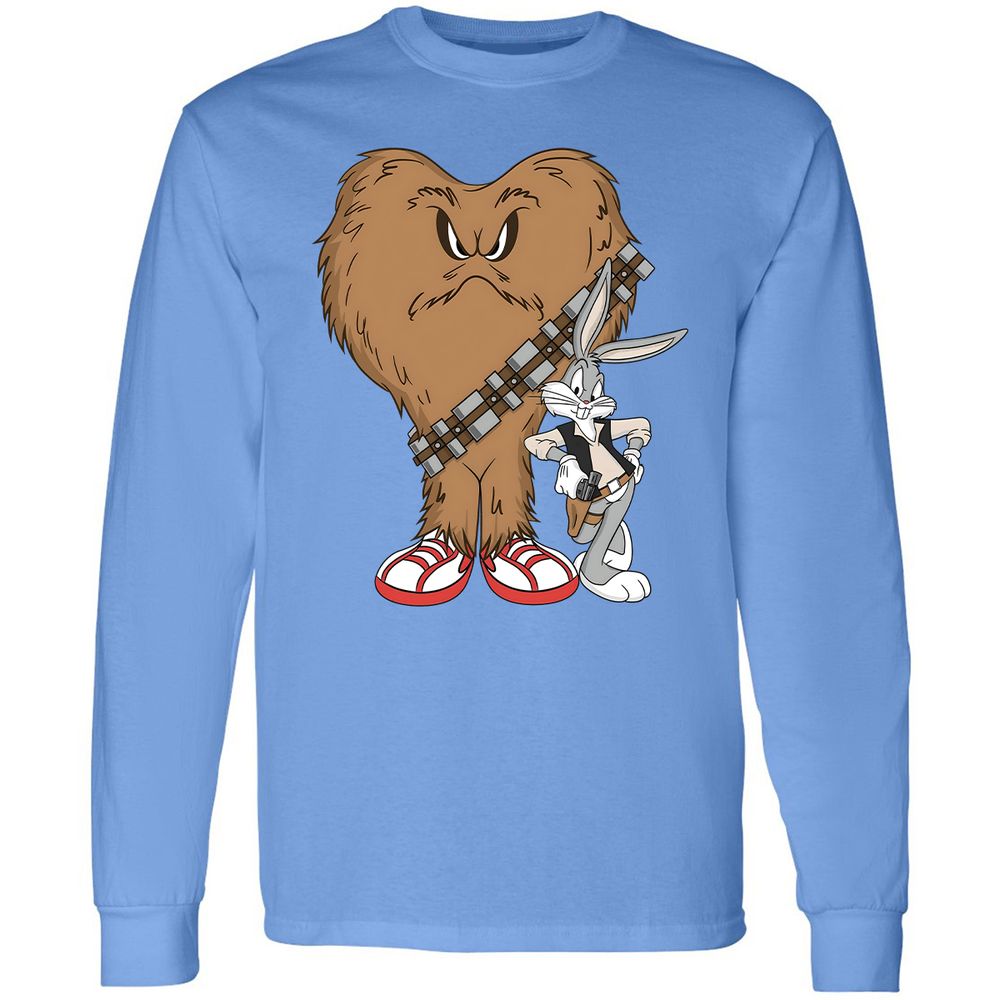 Long Sleeve T-Shirt - FYP5A8FZ - Carolina Blue - 12