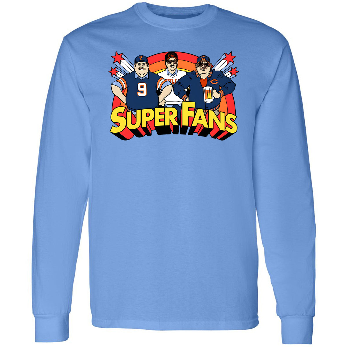Long Sleeve T-Shirt - 2C58RJWC - Carolina Blue - 12