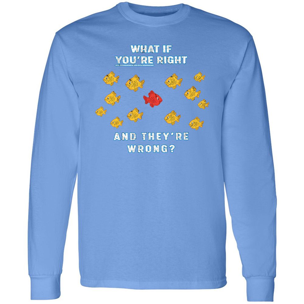 Long Sleeve T-Shirt - 73N43J7Q - Carolina Blue - 12