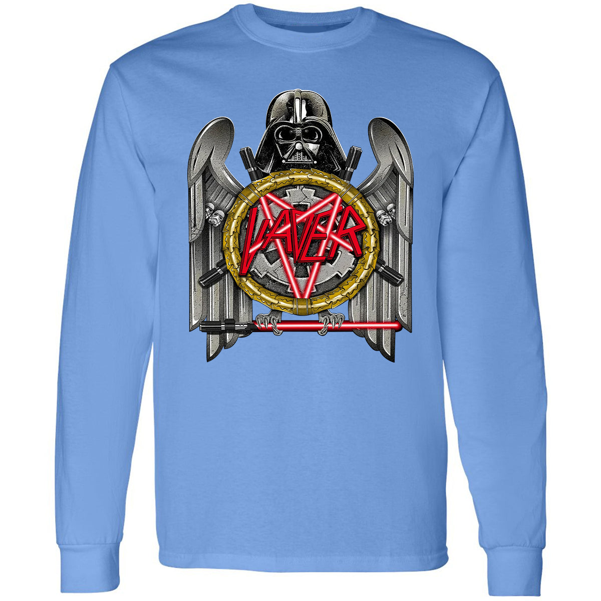 Long Sleeve T-Shirt - 6HJ9TF7A - Carolina Blue - 12