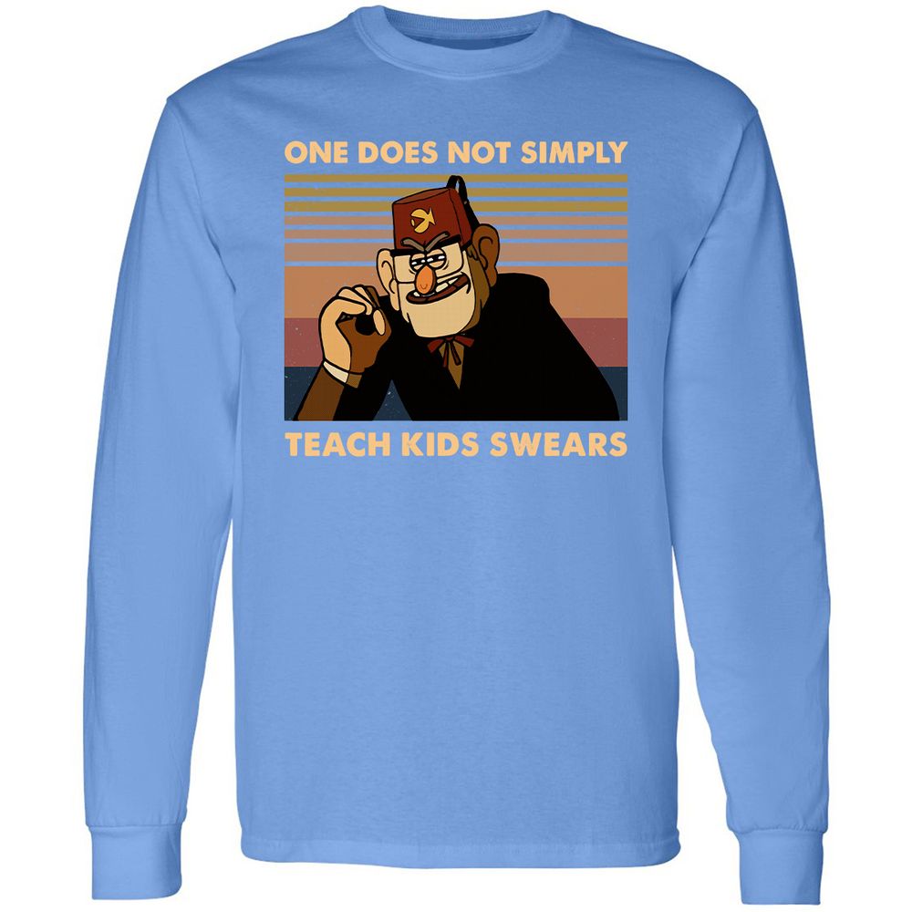 Long Sleeve T-Shirt - Q5MFWP4B - Carolina Blue - 12