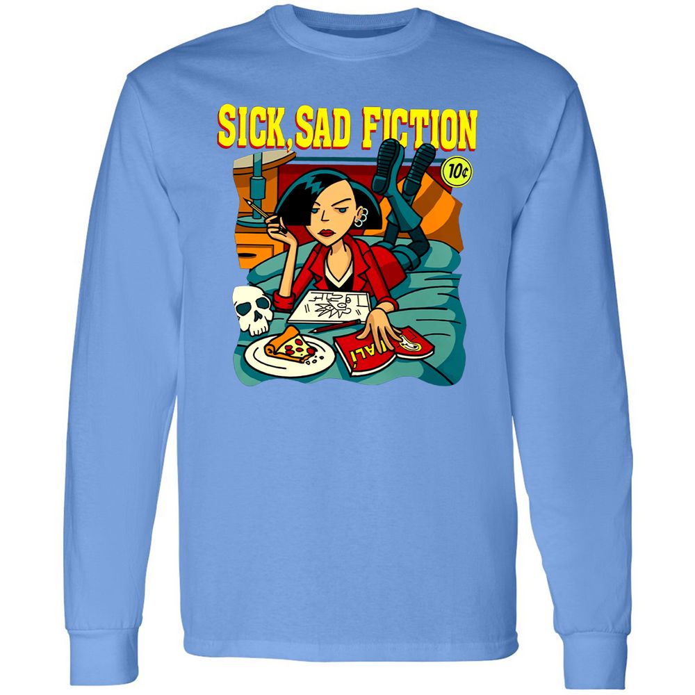 Long Sleeve T-Shirt - W3AW94QJ - Carolina Blue - 12