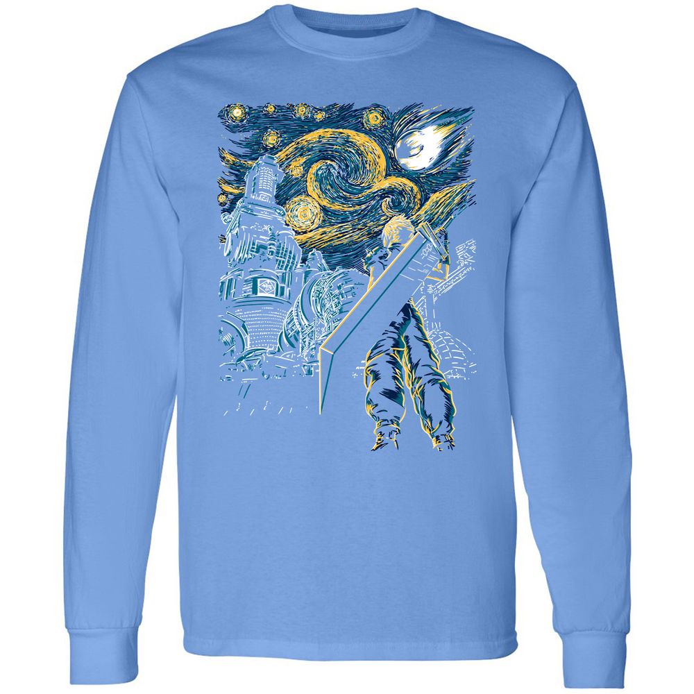 Long Sleeve T-Shirt - QUKV4Z51 - Carolina Blue - 12