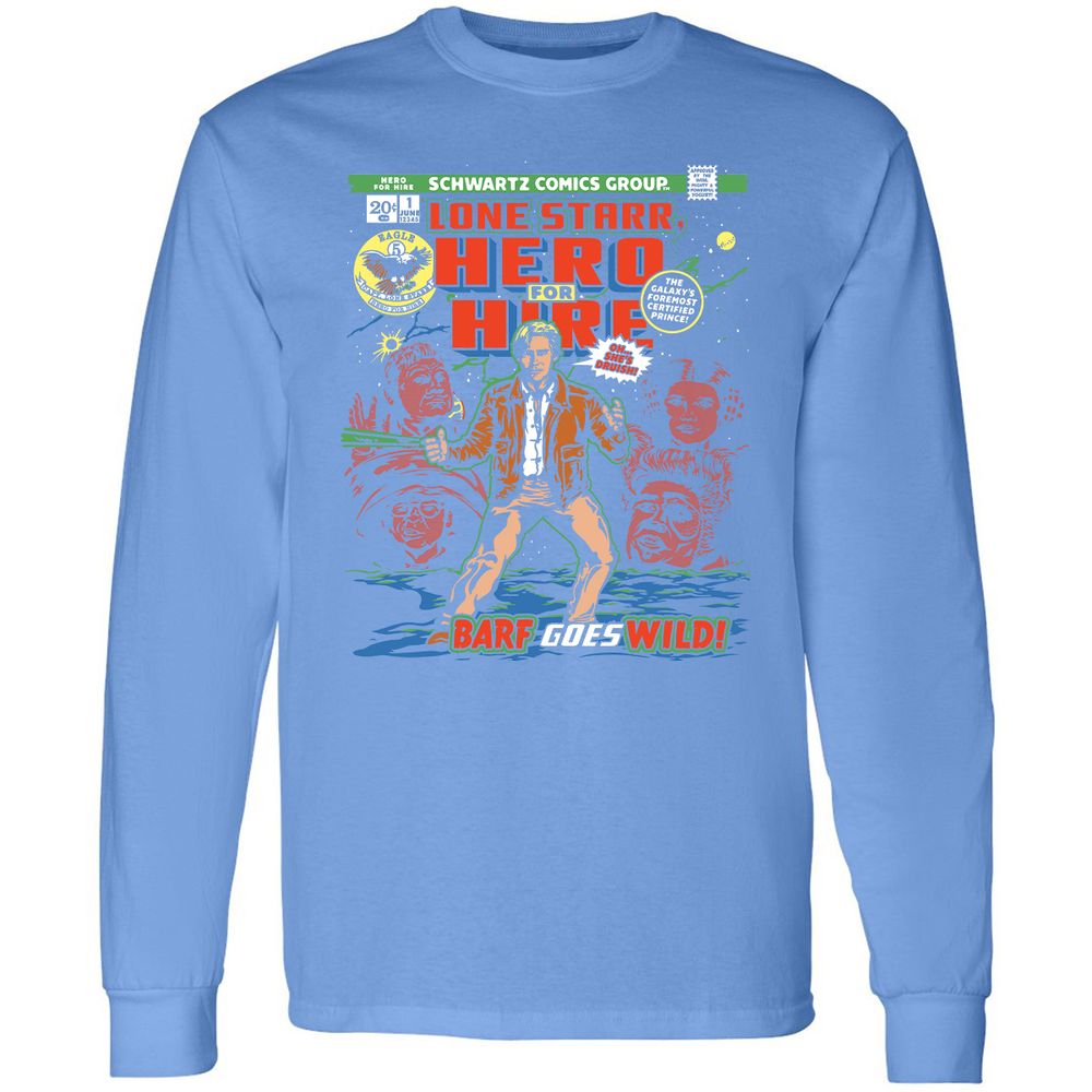 Long Sleeve T-Shirt - KJBFR13F - Carolina Blue - 12