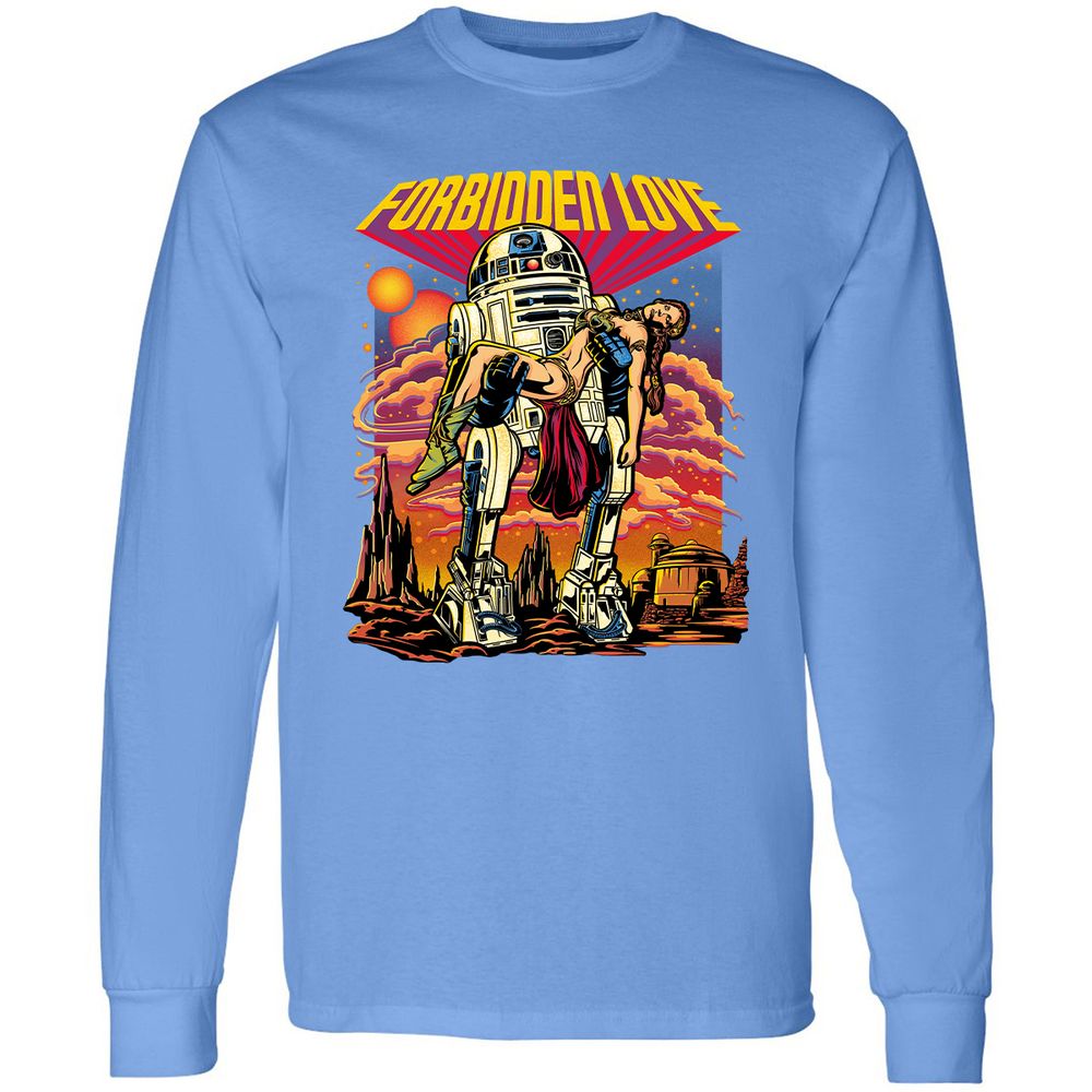 Long Sleeve T-Shirt - WRZ1HTYE - Carolina Blue - 12