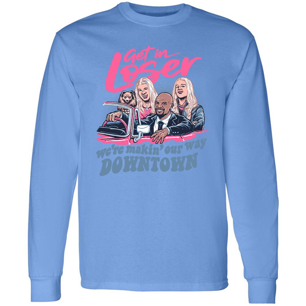 Long Sleeve T-Shirt - F67UBF3V - Carolina Blue - 12