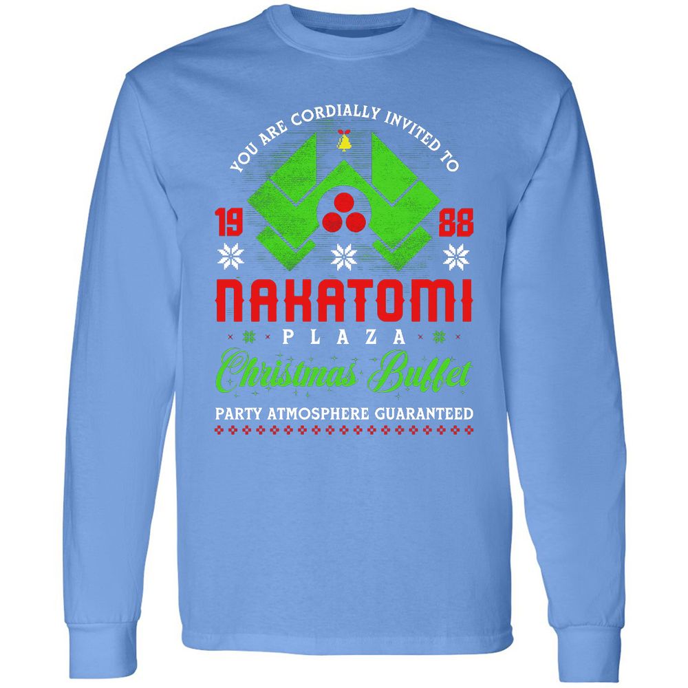 Long Sleeve T-Shirt - YQE7S38U - Carolina Blue - 12
