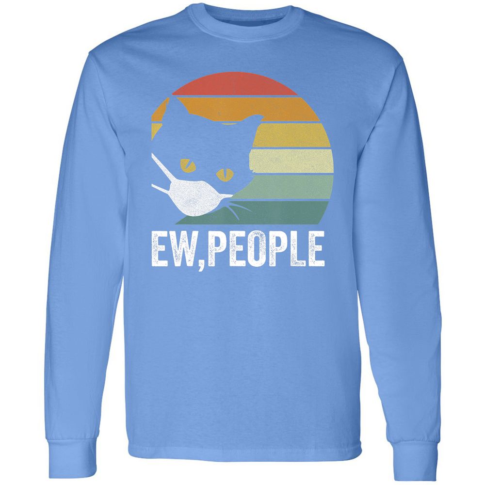 Long Sleeve T-Shirt - NQZV5AXT - Carolina Blue - 12