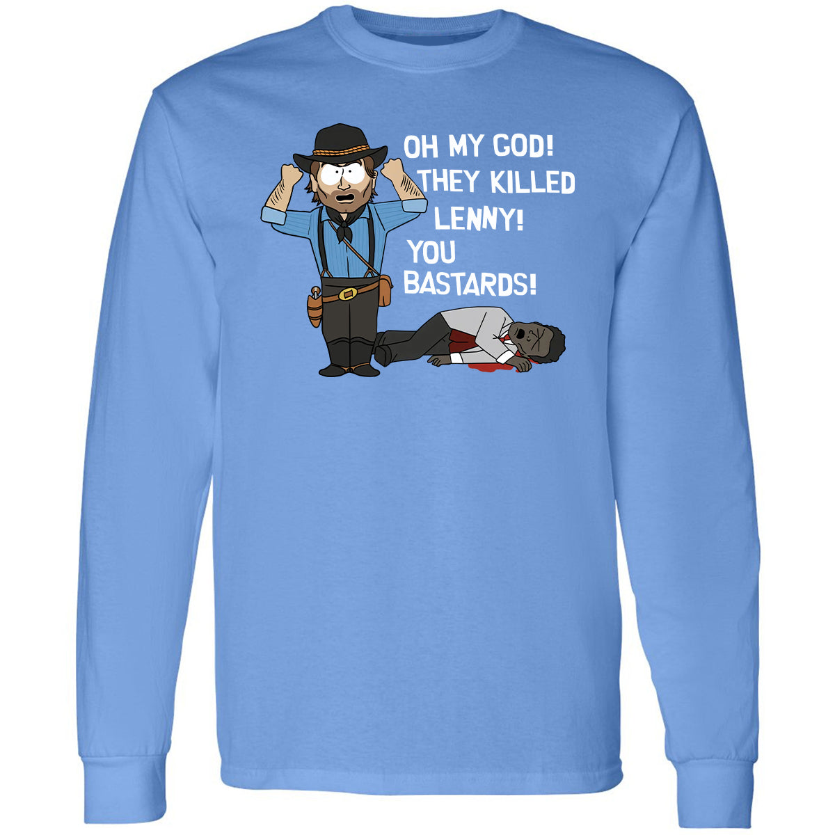 Long Sleeve T-Shirt - JJHRPBCZ - Carolina Blue - 12