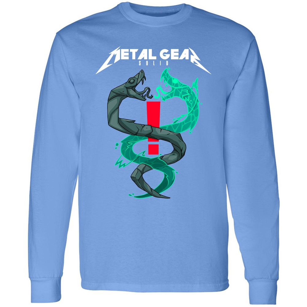 Long Sleeve T-Shirt - U9VP86YX - Carolina Blue - 12