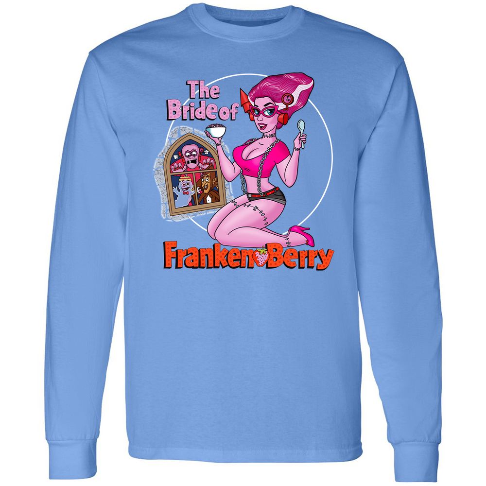 Long Sleeve T-Shirt - W2PG7KKV - Carolina Blue - 12