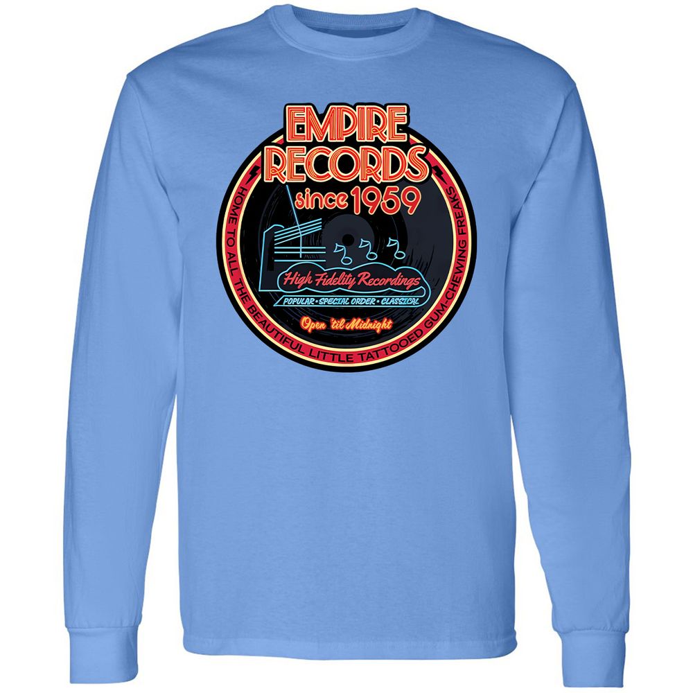 Long Sleeve T-Shirt - Q5V2JKDV - Carolina Blue - 12