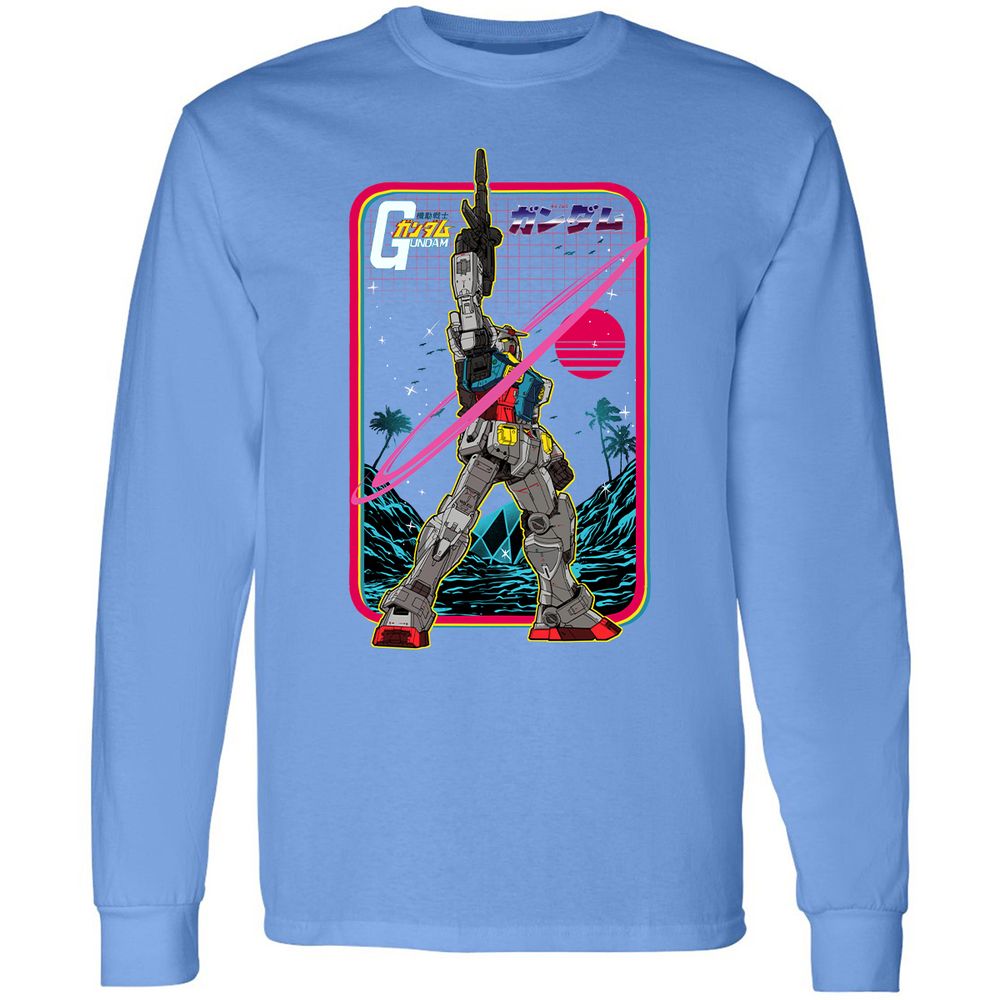 Long Sleeve T-Shirt - CVKQEWF9 - Carolina Blue - 12