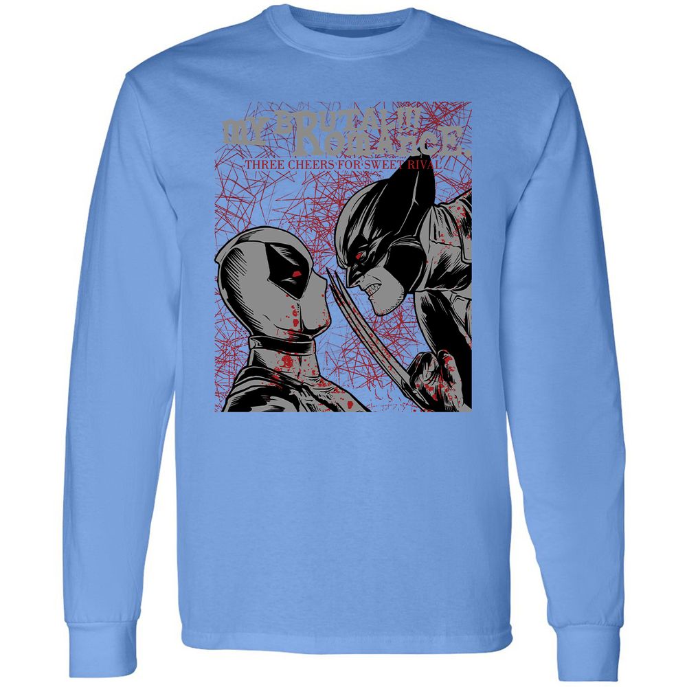 Long Sleeve T-Shirt - QDVQY1VC - Carolina Blue - 12