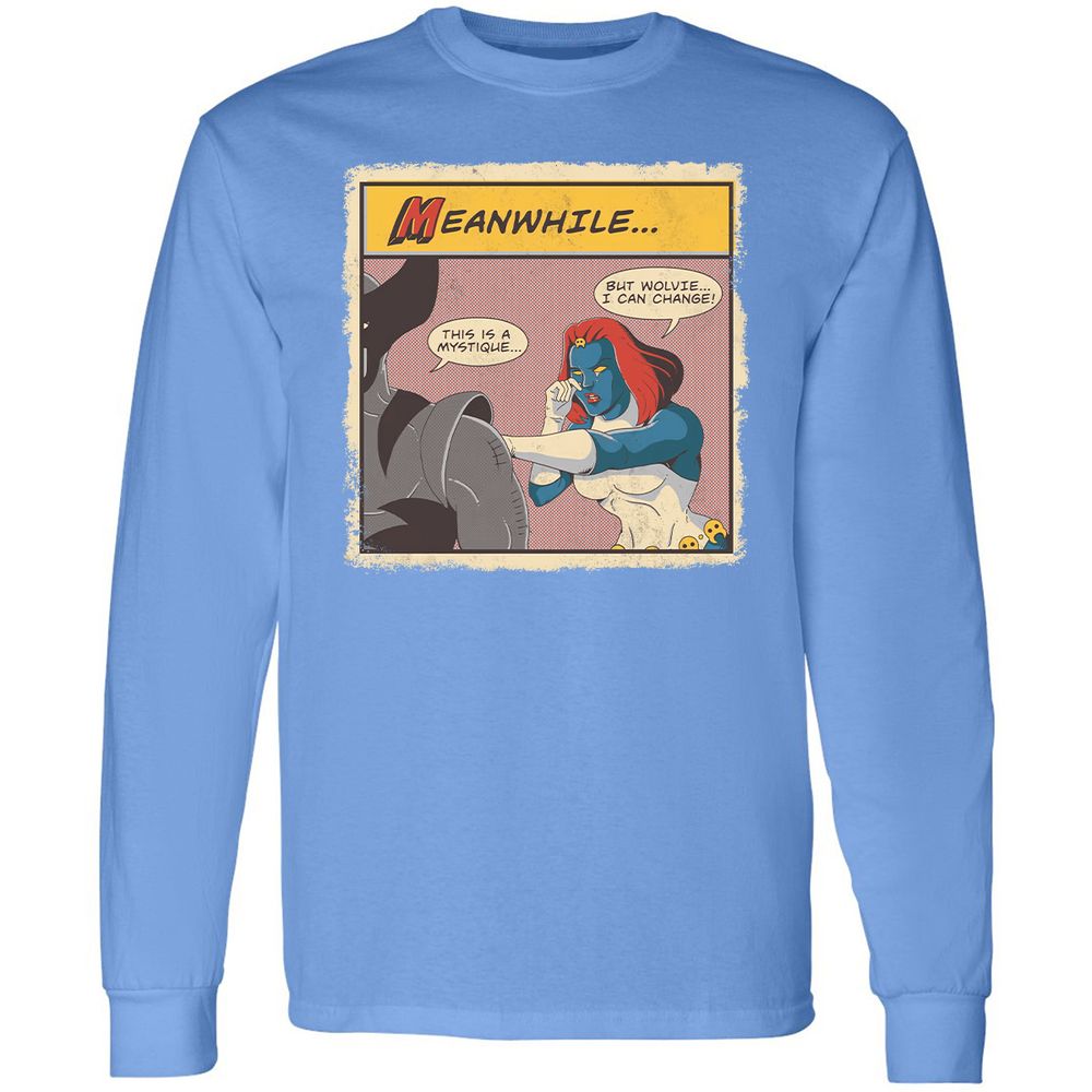 Long Sleeve T-Shirt - PFQQ9V8H - Carolina Blue - 12