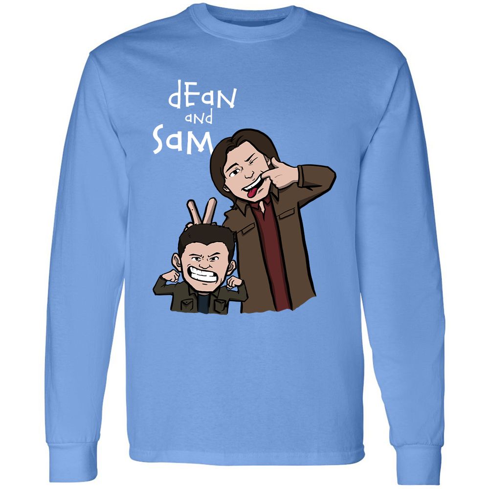 Long Sleeve T-Shirt - MSMKGQPZ - Carolina Blue - 12