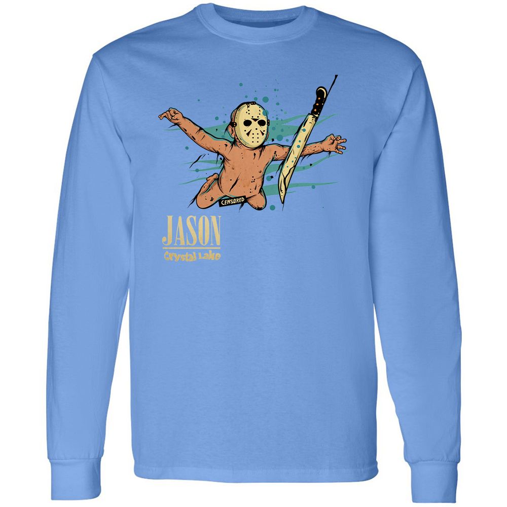 Long Sleeve T-Shirt - CMT4MNK8 - Carolina Blue - 12