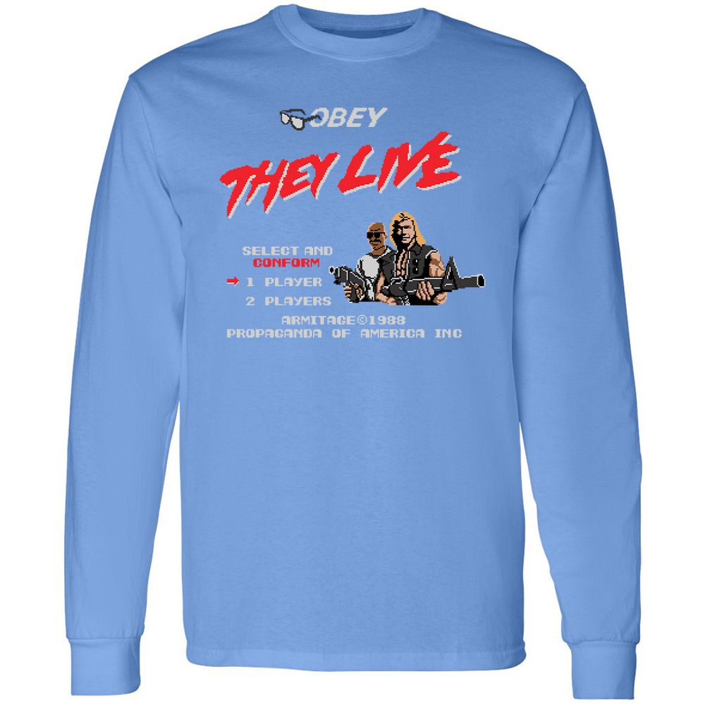 Long Sleeve T-Shirt - SHV6FXTY - Carolina Blue - 12
