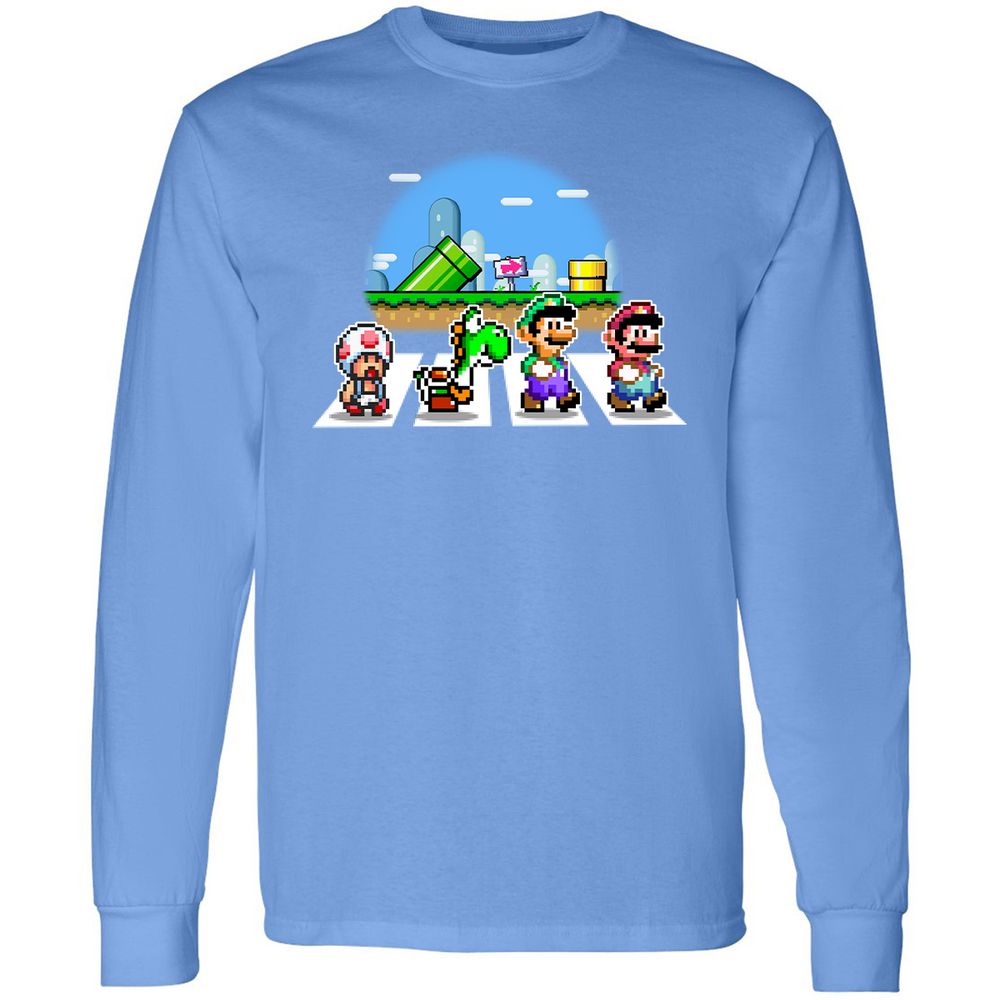Long Sleeve T-Shirt - P9Z5XDJS - Carolina Blue - 12