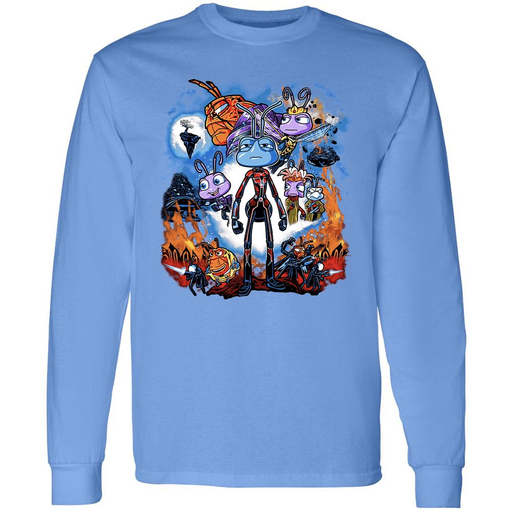 Long Sleeve T-Shirt - VQLBHVP4 - Carolina Blue - 12