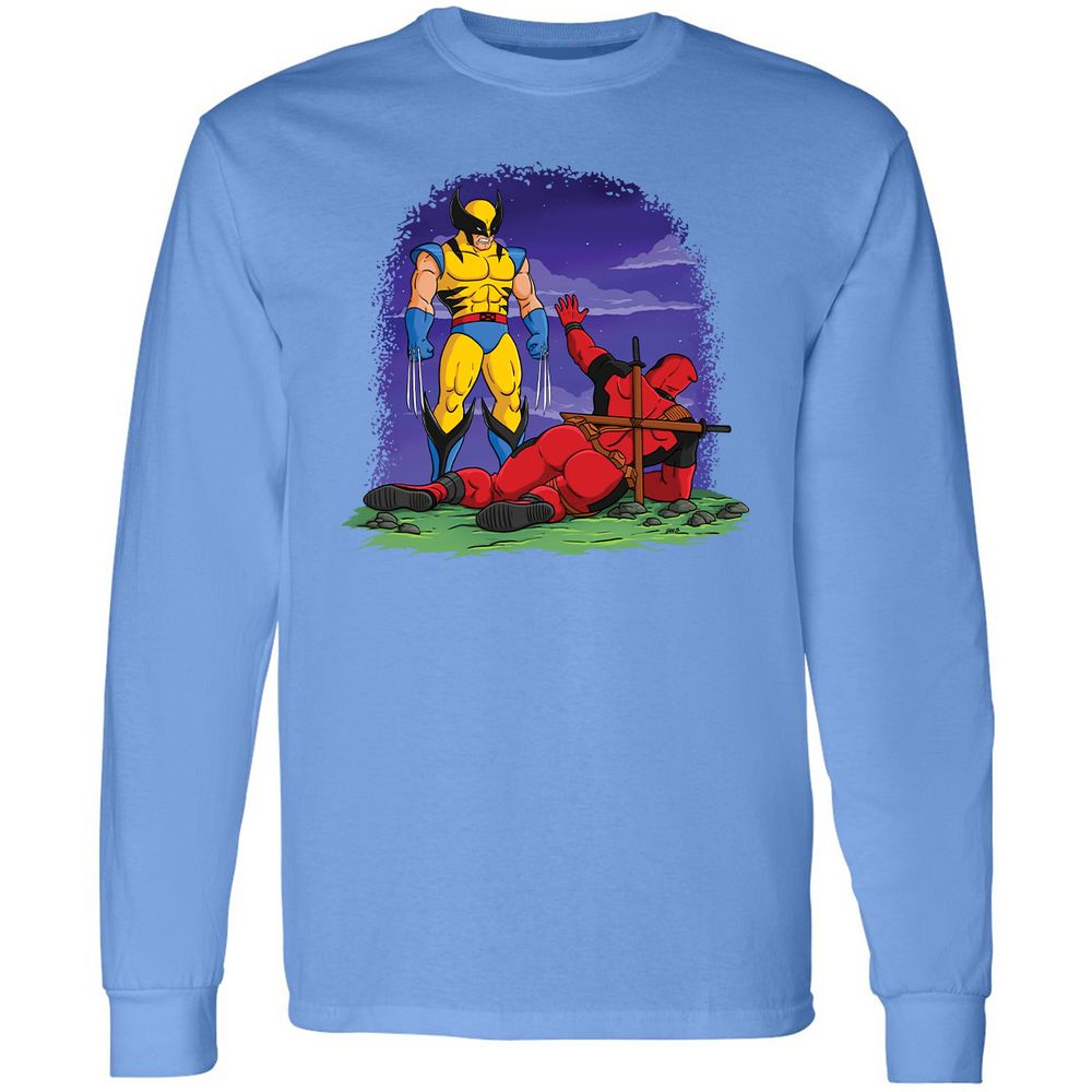 Long Sleeve T-Shirt - 7RQDDS41 - Carolina Blue - 12