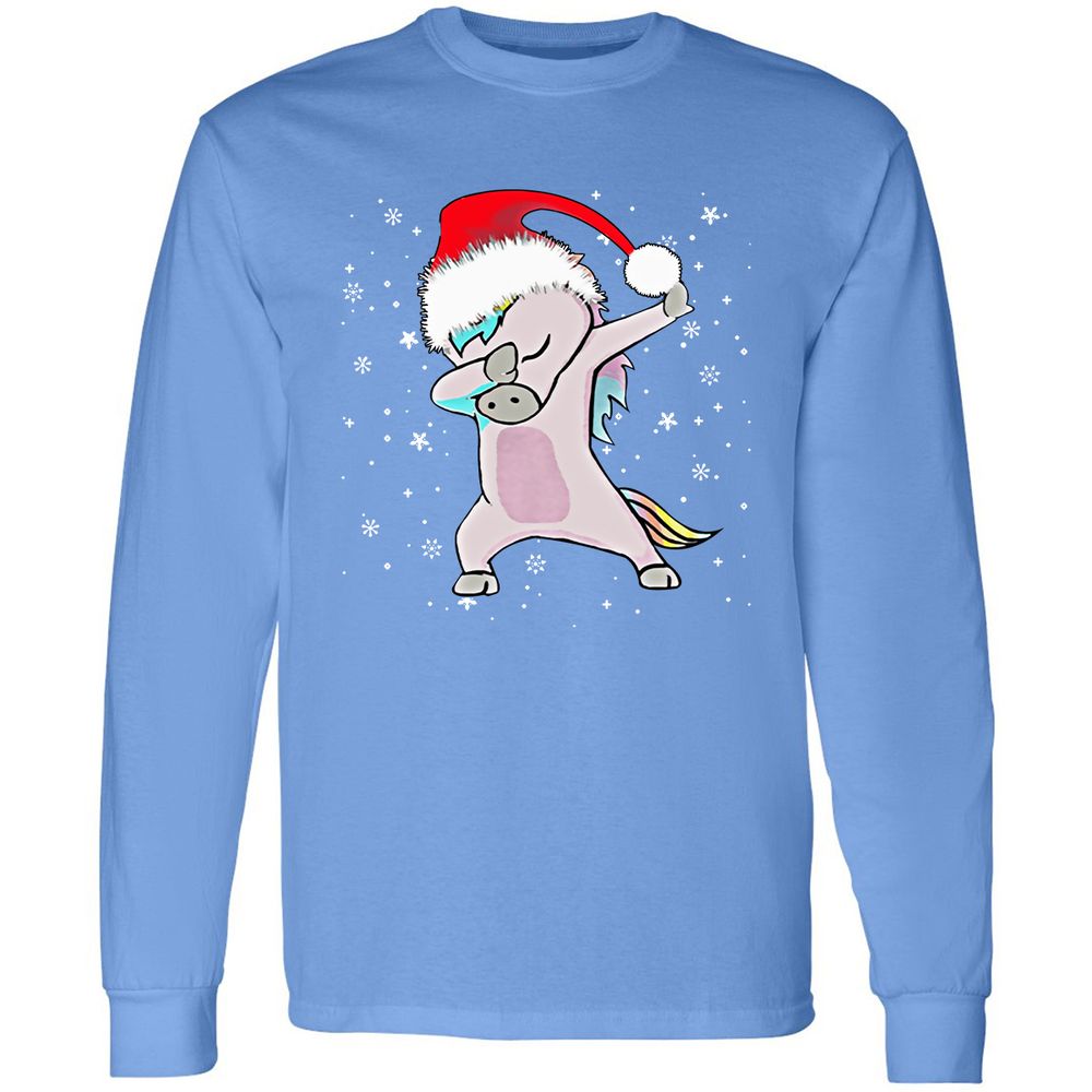 Long Sleeve T-Shirt - HN5HP4SJ - Carolina Blue - 12