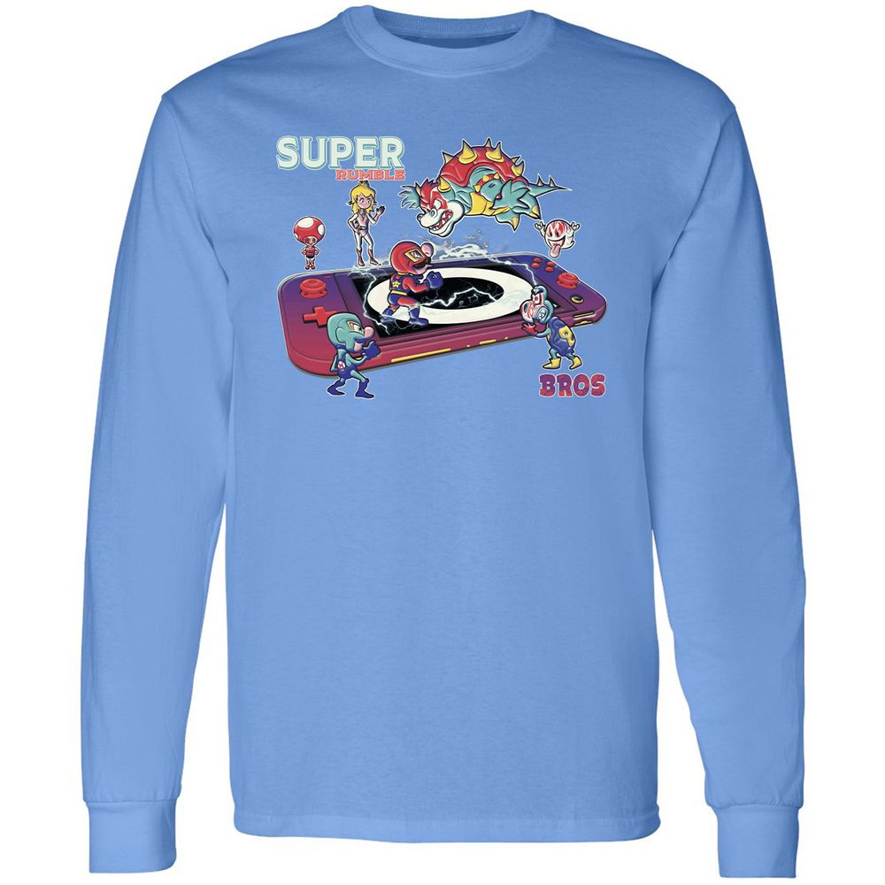 Long Sleeve T-Shirt - R5VEBKKZ - Carolina Blue - 12