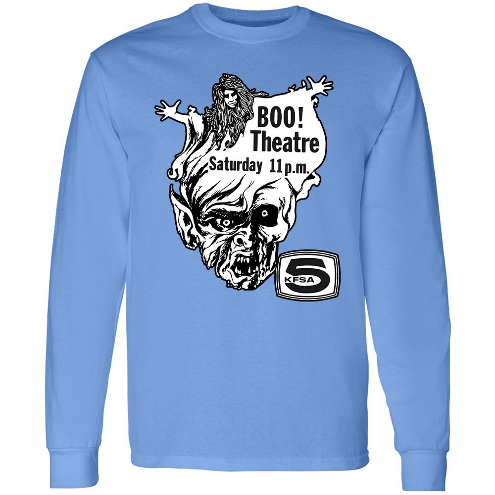 Long Sleeve T-Shirt - 7D4MJQ43 - Carolina Blue - 12
