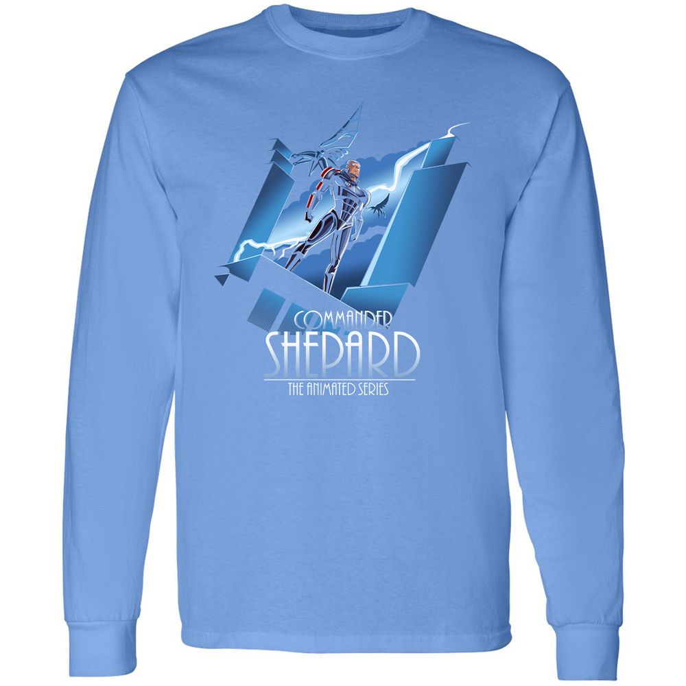 Long Sleeve T-Shirt - YMRS1DDF - Carolina Blue - 12