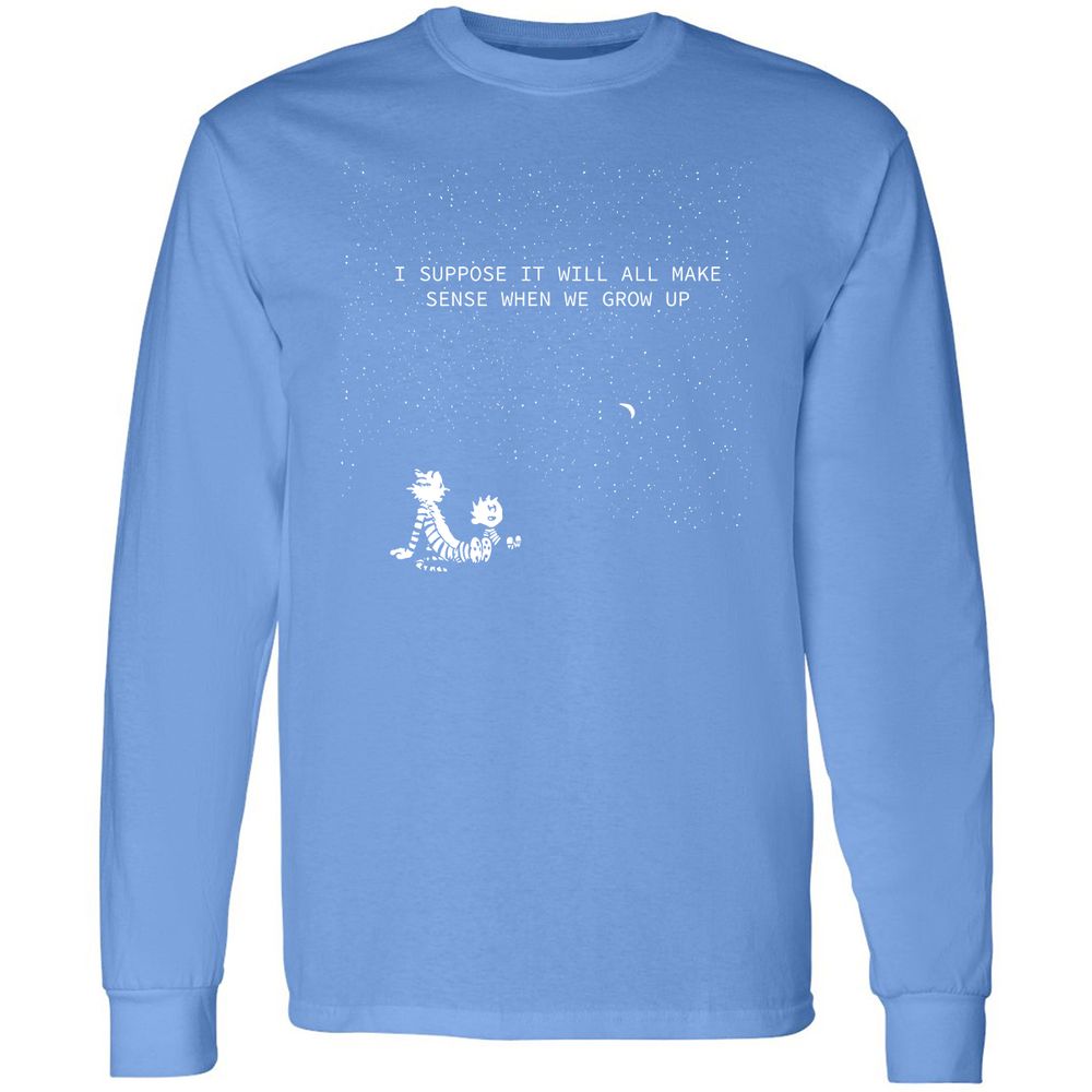 Calvin and Hobbes Stars - Carolina Blue - 12