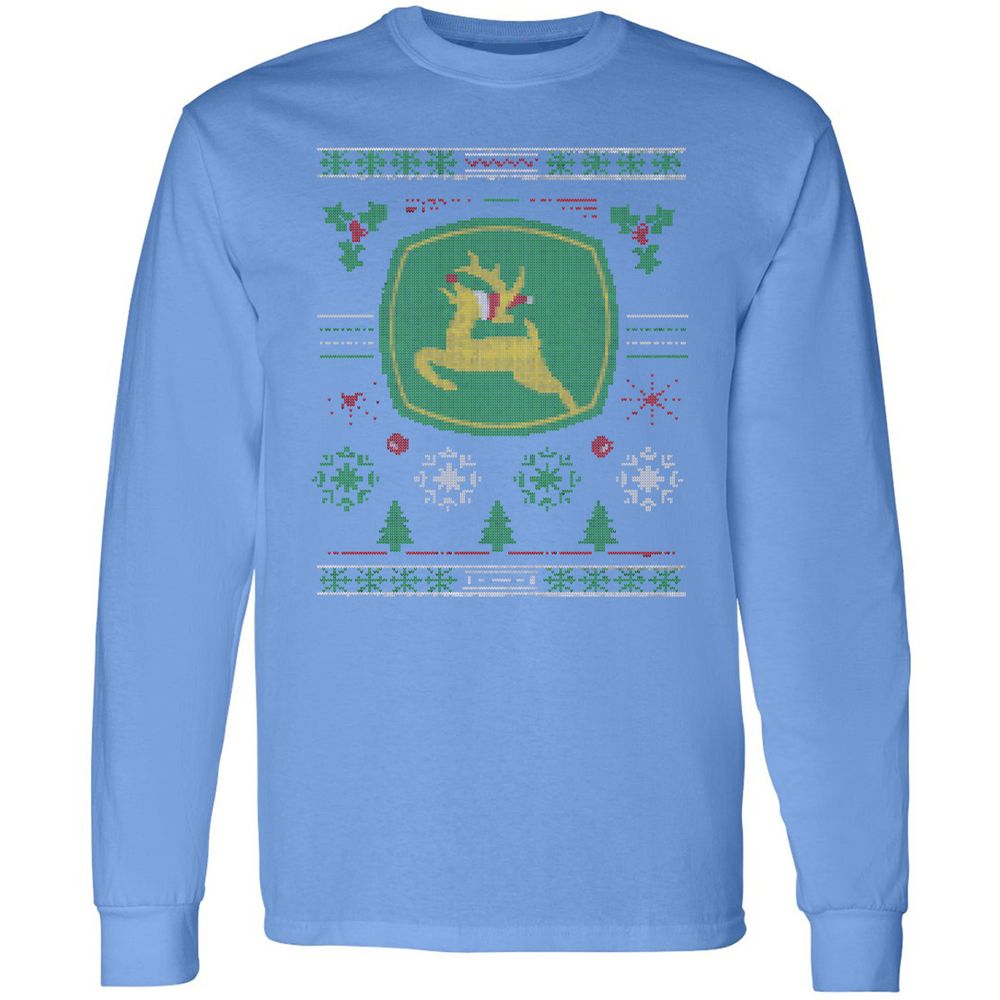 Long Sleeve T-Shirt - YFCPXATQ - Carolina Blue - 12