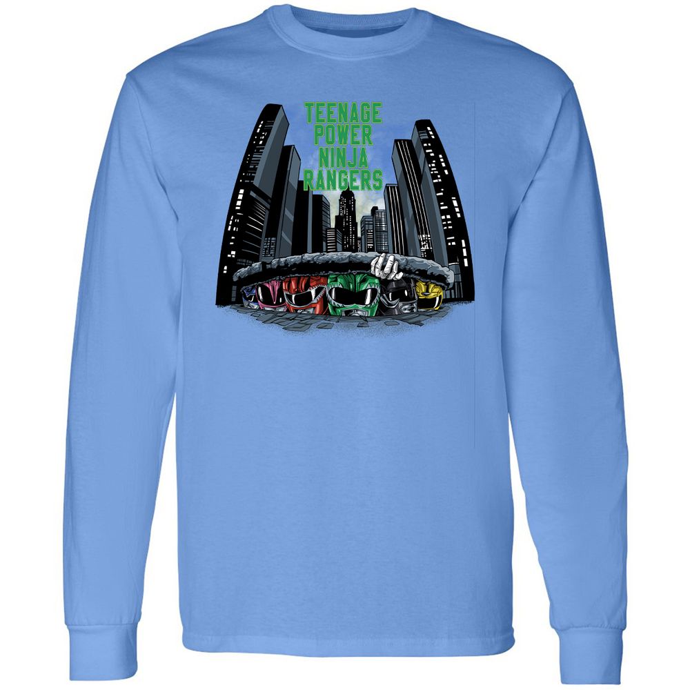 Long Sleeve T-Shirt - FFBBYJKH - Carolina Blue - 12
