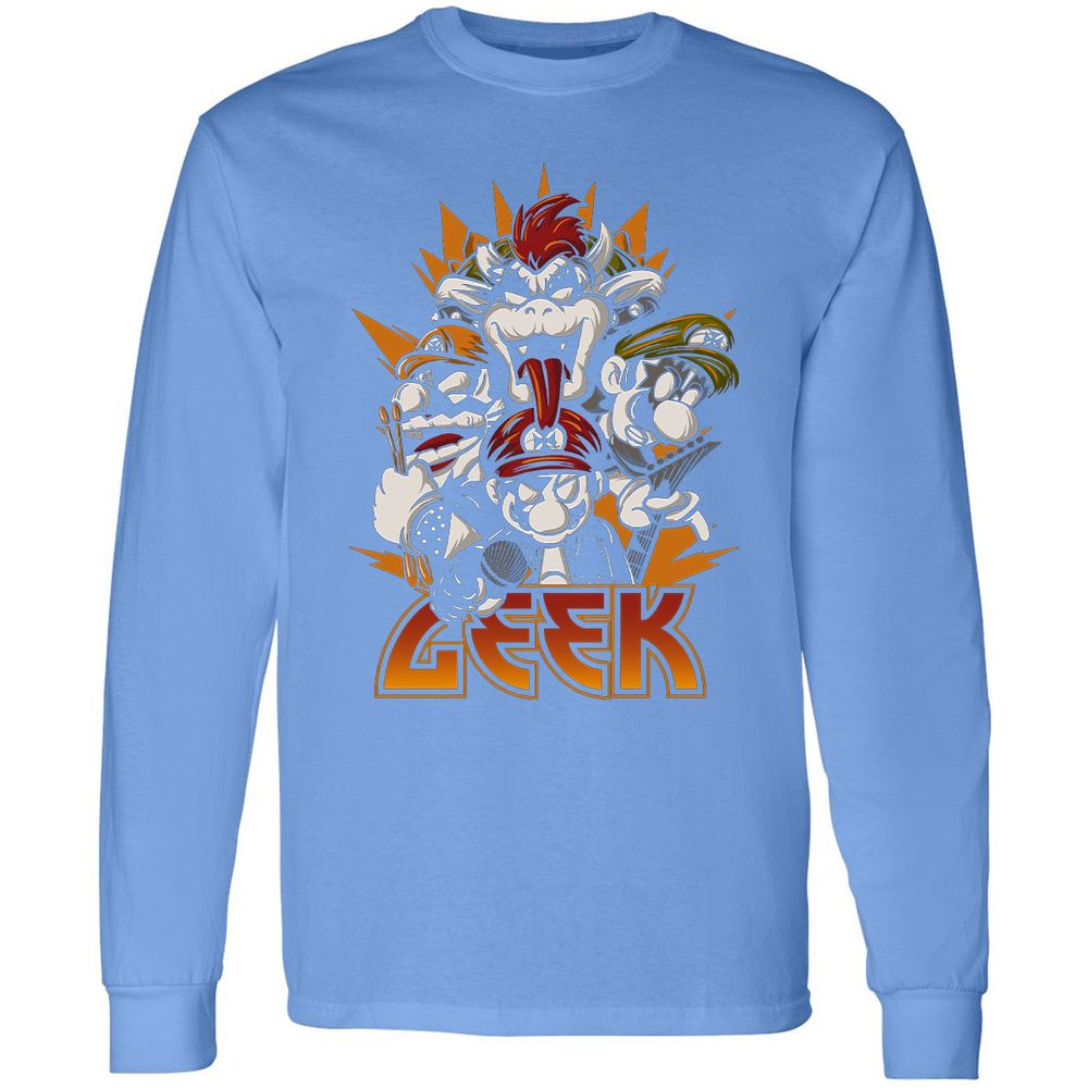 Long Sleeve T-Shirt - URPDFQ9F - Carolina Blue - 12