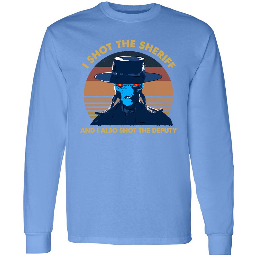 Long Sleeve T-Shirt - Q9Y7GLQB - Carolina Blue - 12