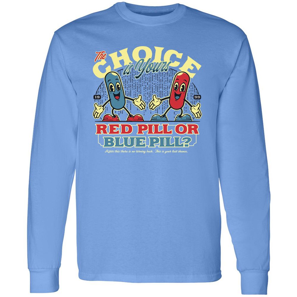 Long Sleeve T-Shirt - 1L7QJMW6 - Carolina Blue - 12