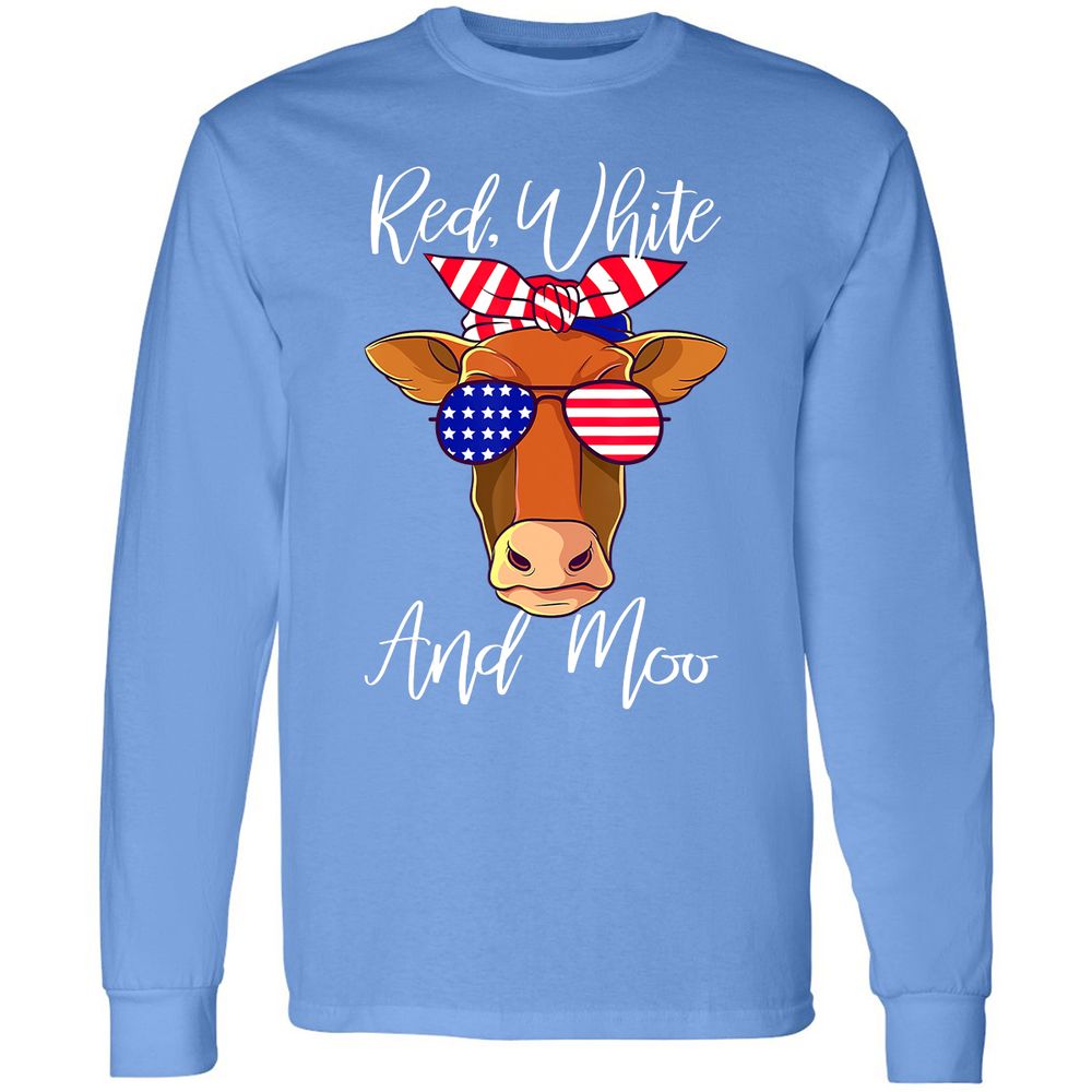 Long Sleeve T-Shirt - 8K52FJA4 - Carolina Blue - 12
