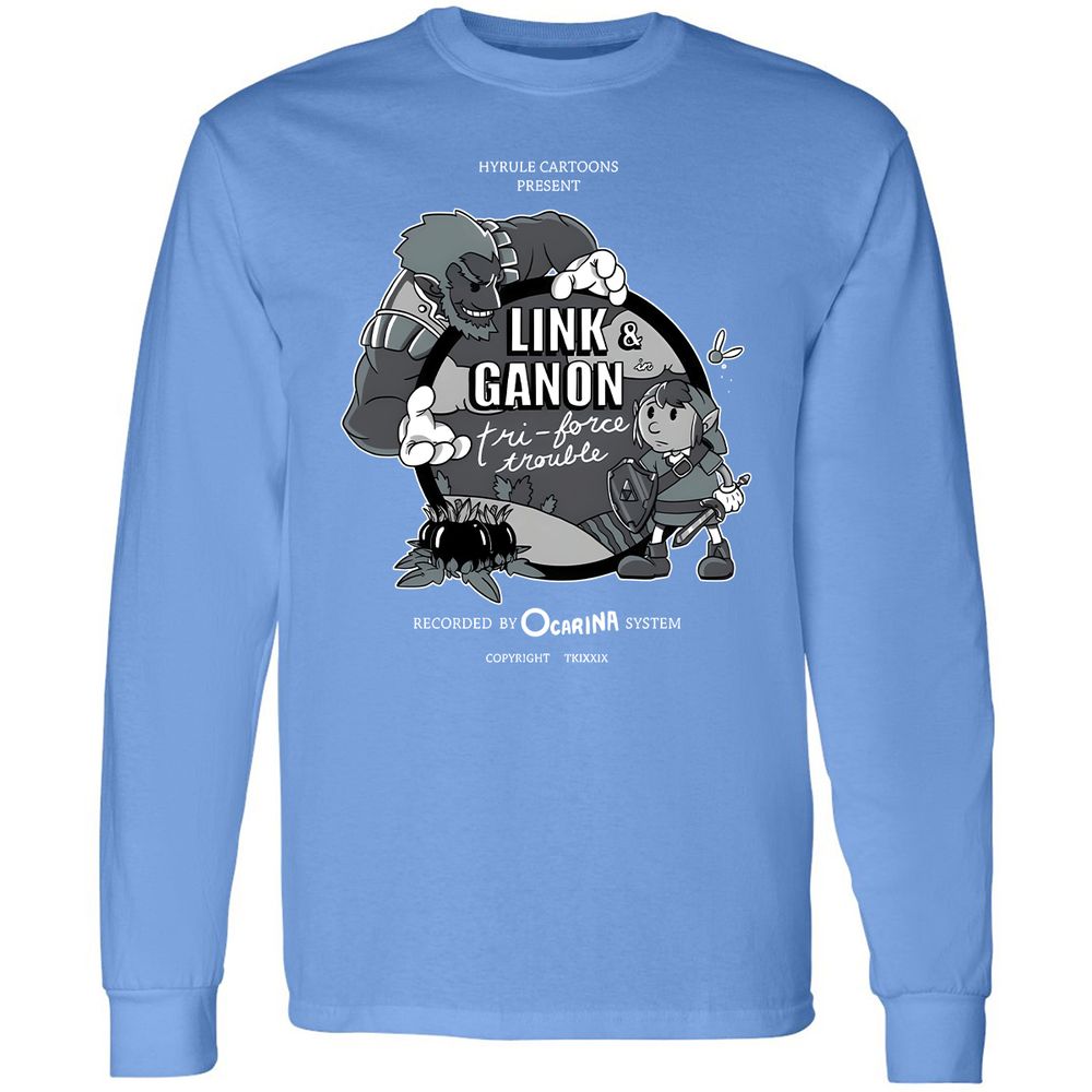 Long Sleeve T-Shirt - FDL9J2FV - Carolina Blue - 12