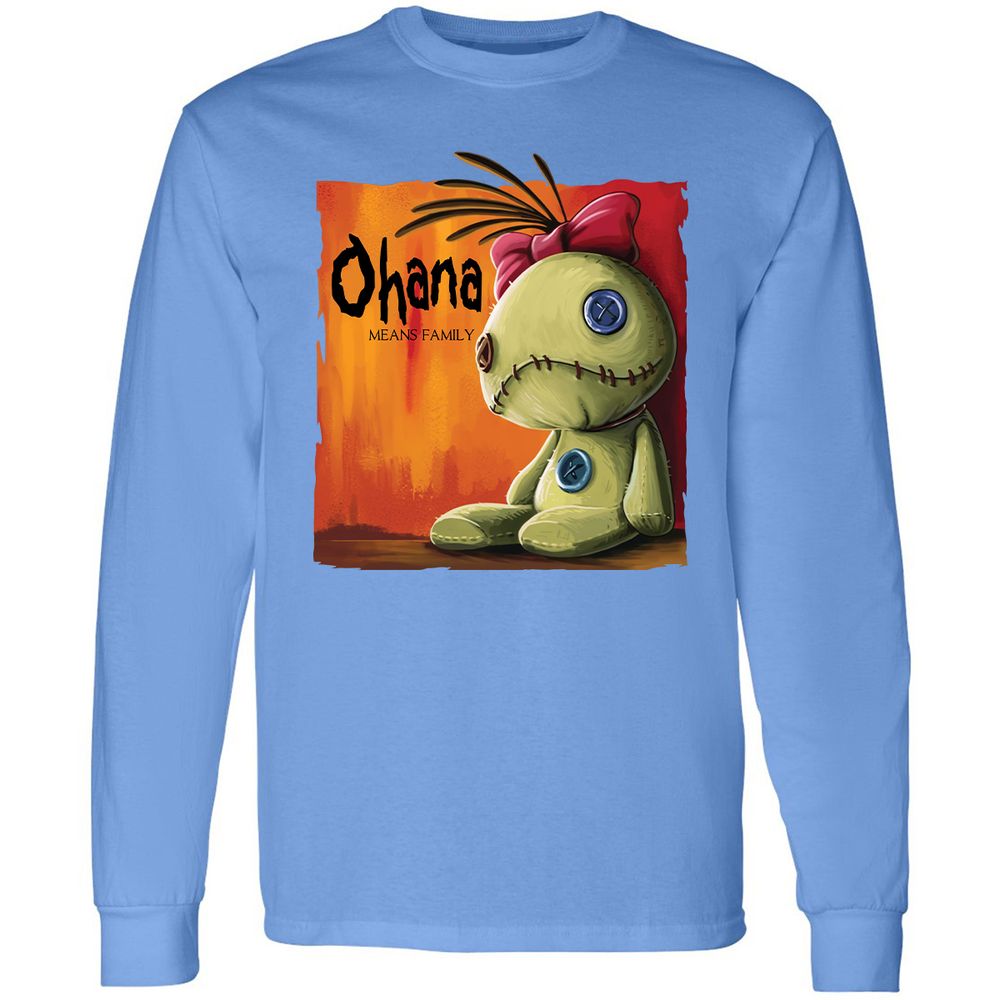 Long Sleeve T-Shirt - J7UUGSV3 - Carolina Blue - 12