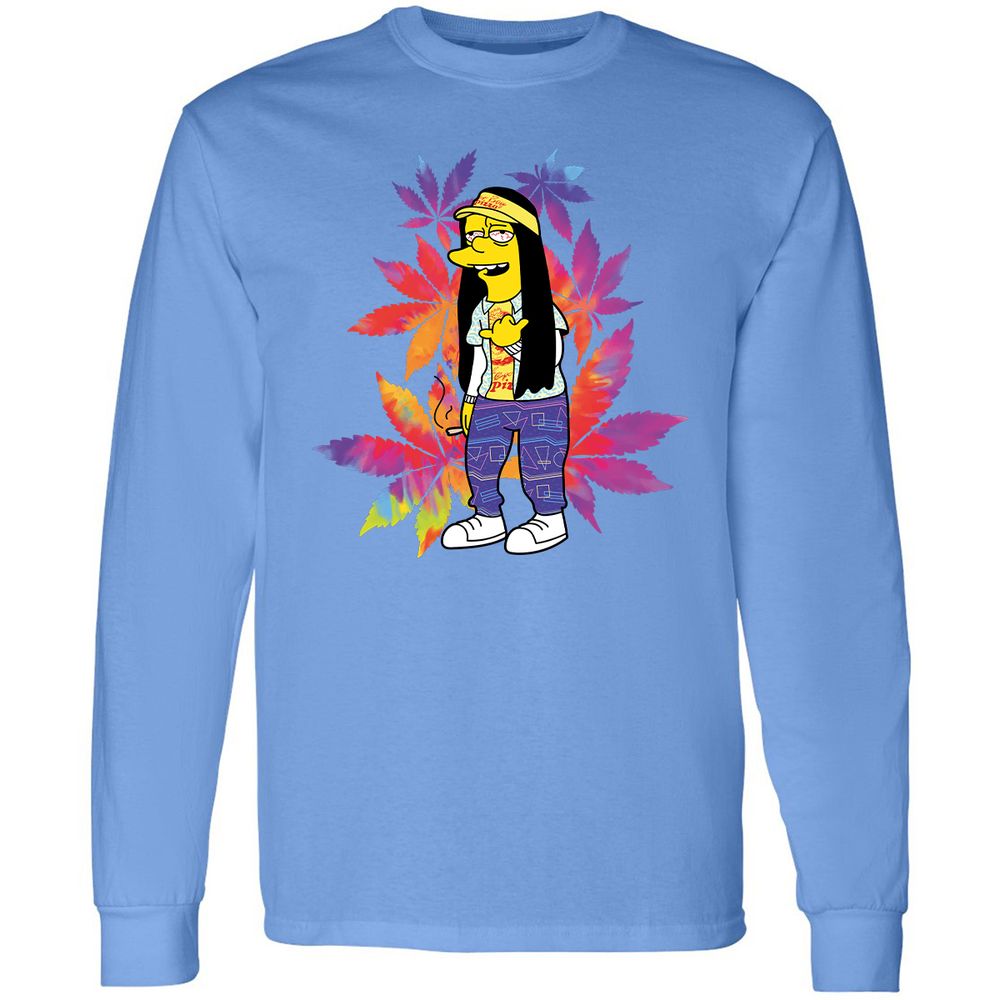 Long Sleeve T-Shirt - 5V6NKQSP - Carolina Blue - 12