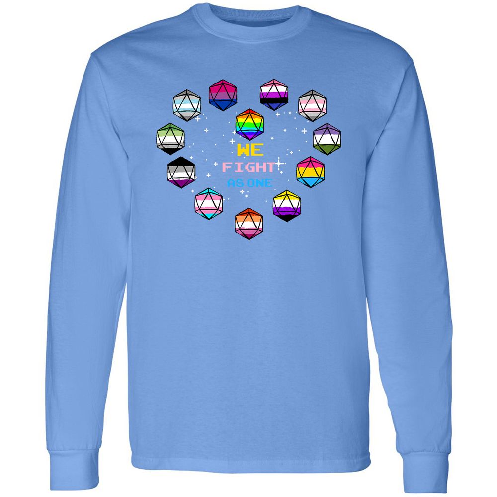 Long Sleeve T-Shirt - ZZC1C3R7 - Carolina Blue - 12