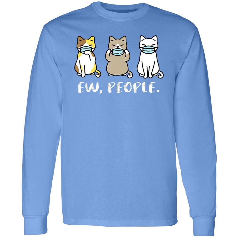 Long Sleeve T-Shirt - KJV4AAMV - Carolina Blue - 12