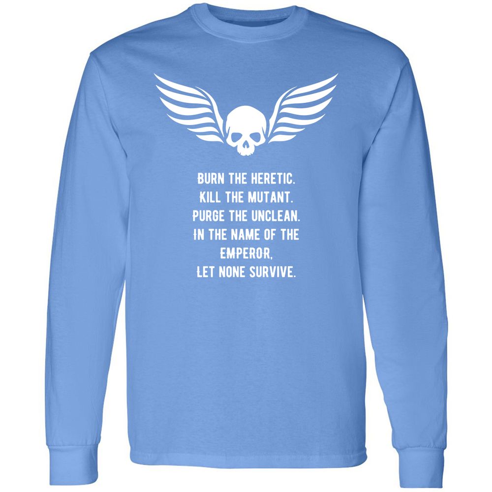 Long Sleeve T-Shirt - HU4H2GJN - Carolina Blue - 12